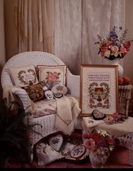 Hearts and Flowers Cross Stitch Book